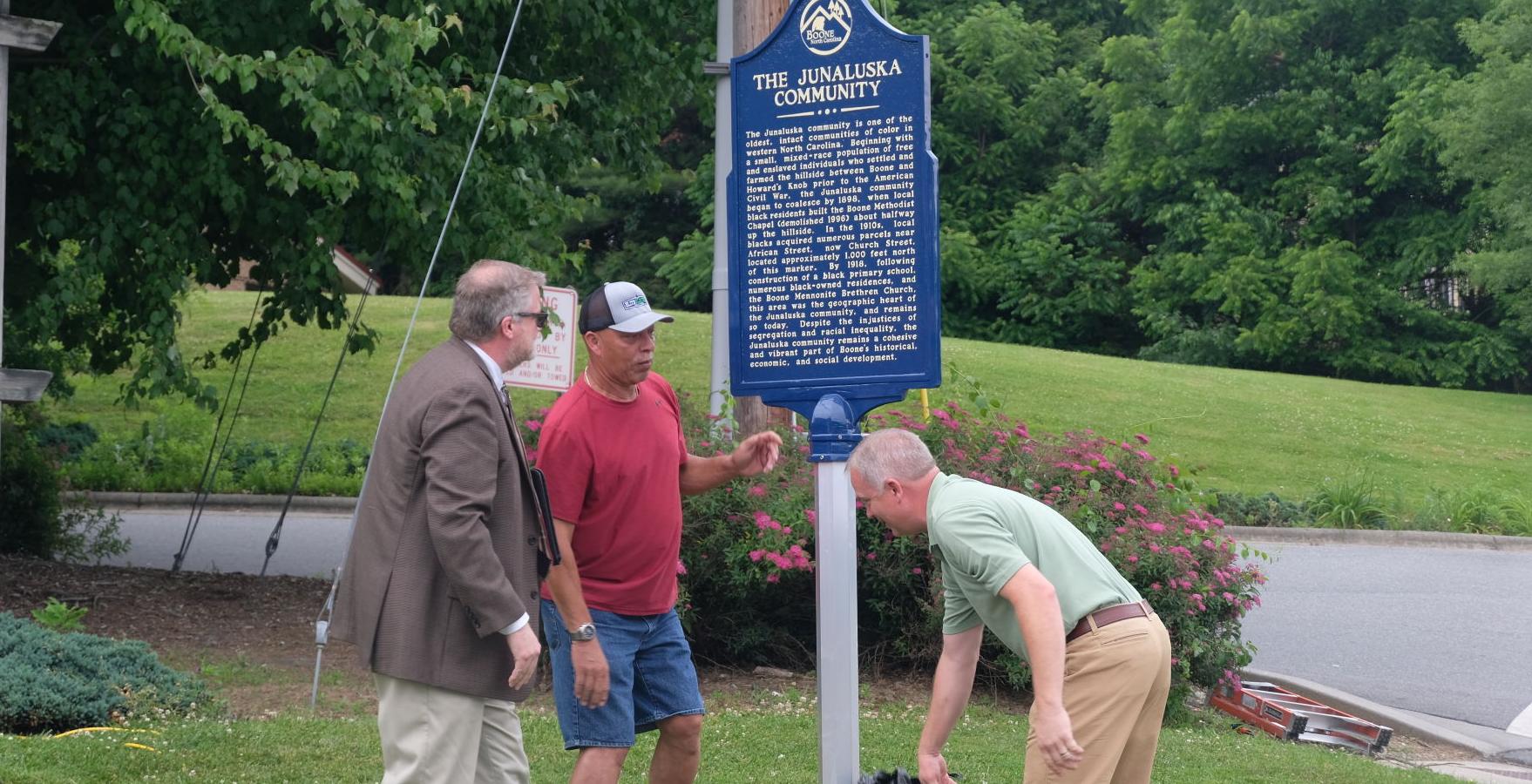 Junaluska marker unveiled
